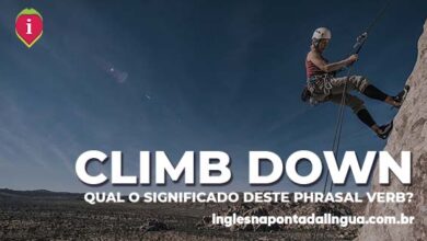 CLIMB DOWN | significado