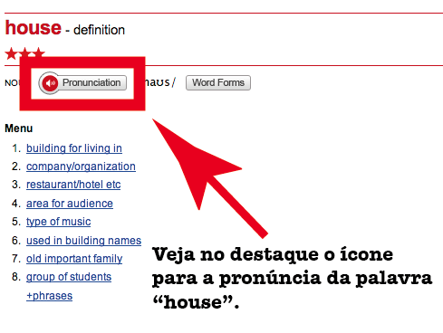 dicionário de pronúncia - as palavras mais usadas no inglês