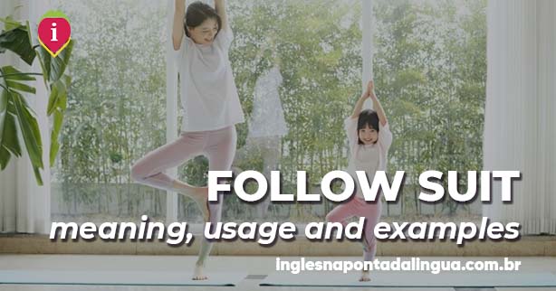 FOLLOW SUIT | meaning