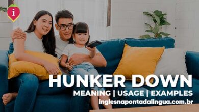 HUNKER DOWN | meaning and usage