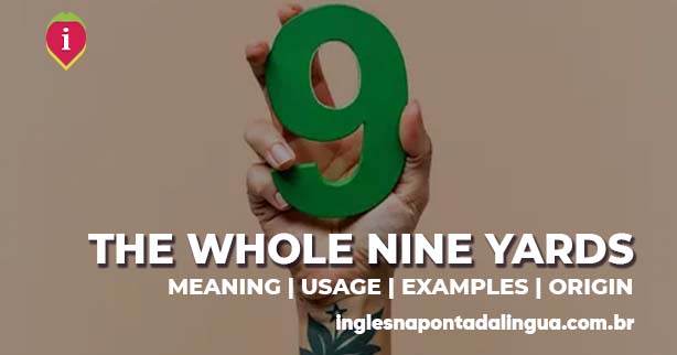 THE WHOLE NINE YARDS | meaning