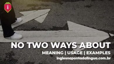 NO TWO WAYS ABOUT | meaning