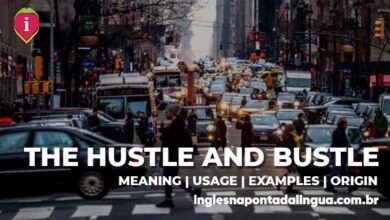 THE HUSTLE AND BUSTLE | meaning