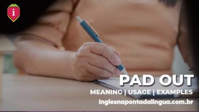 Phrasal Verb PAD OUT | meaning