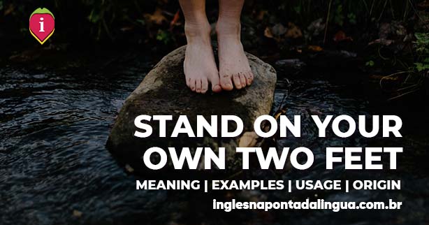 STAND ON YOUR OWN TWO FEET | meaning