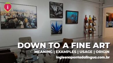 DOWN TO A FINE ART | meaning