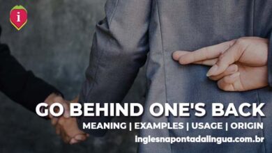 GO BEHIND ONE'S BACK | meaning