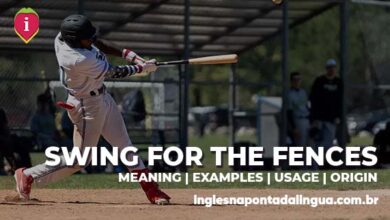 SWING FOR THE FENCES | meaning